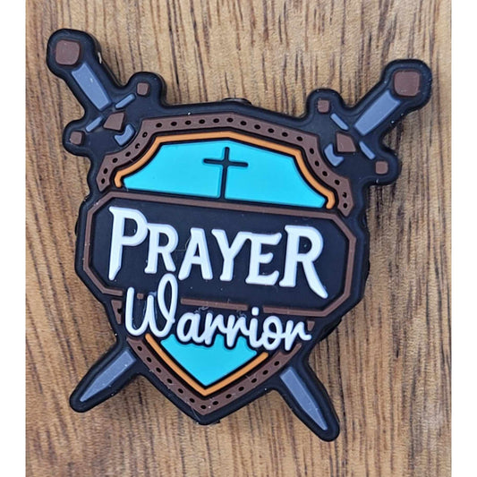 302.  Teal Prayer Warrior Focal