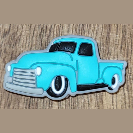 189. Teal Truck Focal