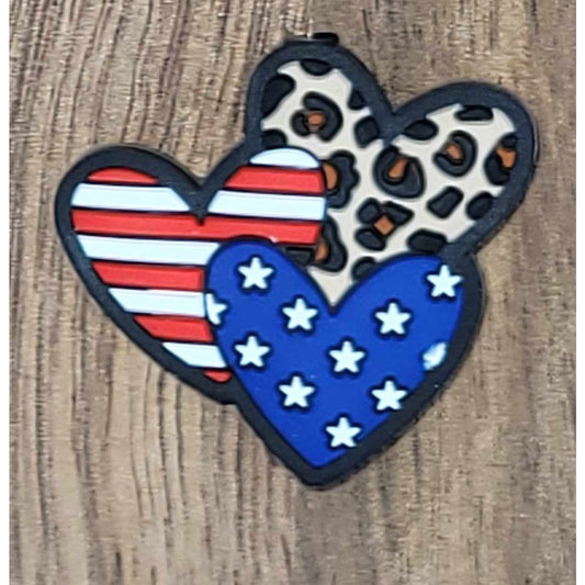 132. Patriotic Hearts Focal