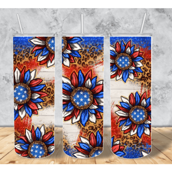 Patriotic Sunflowers