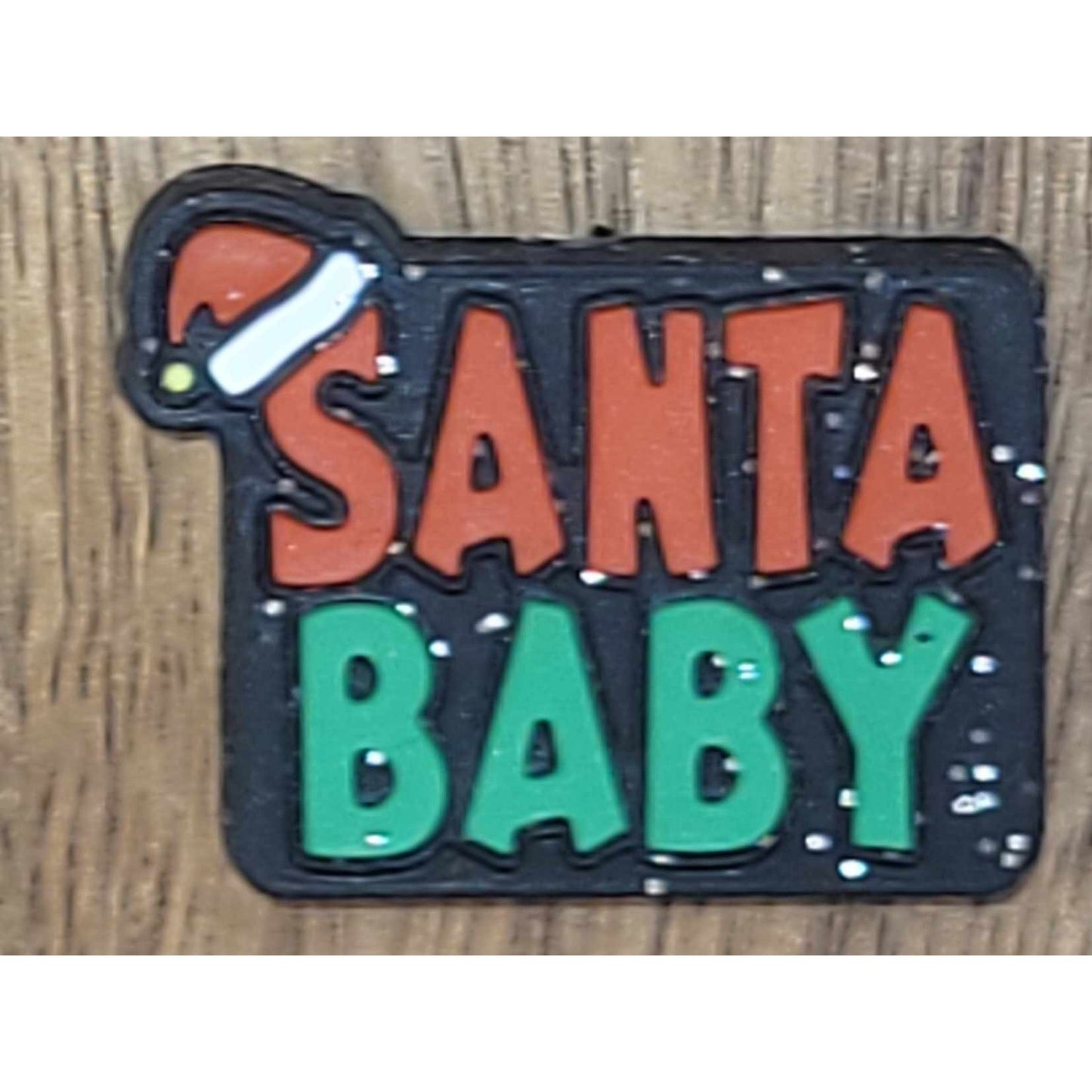 245.  Black Santa Baby Focal