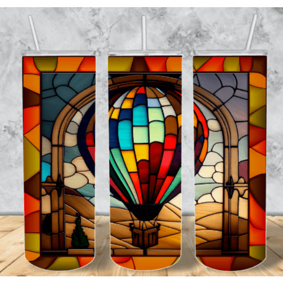 Stained Glass Hot Air Balloon