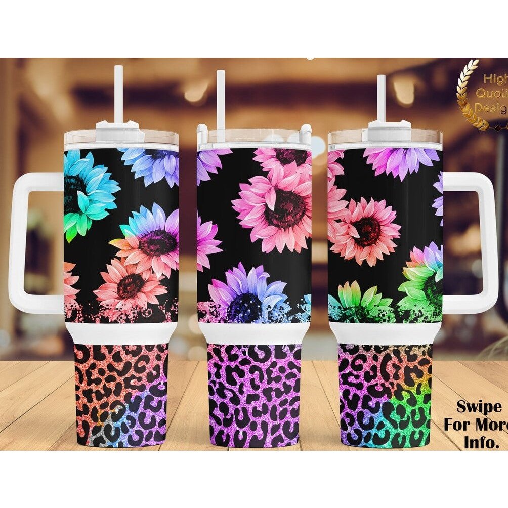 Ombre Sunflowers 40 oz