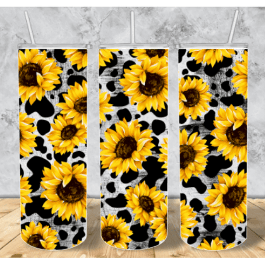 Sunflowers & Cowprint